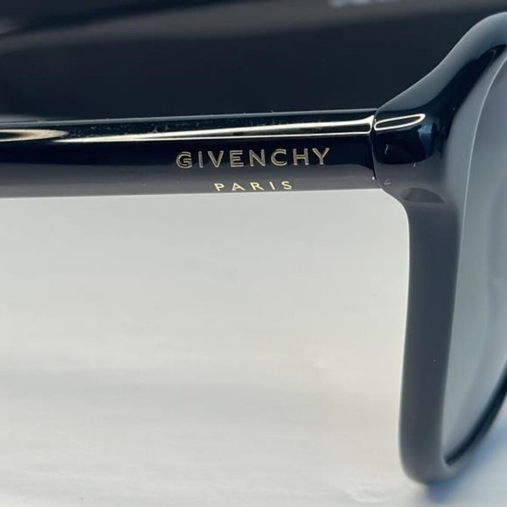 New Authentic GIVENCHY Black /Grey /Gold Acetate Frame Sunglasses -GV7198S - Picture 10 of 13